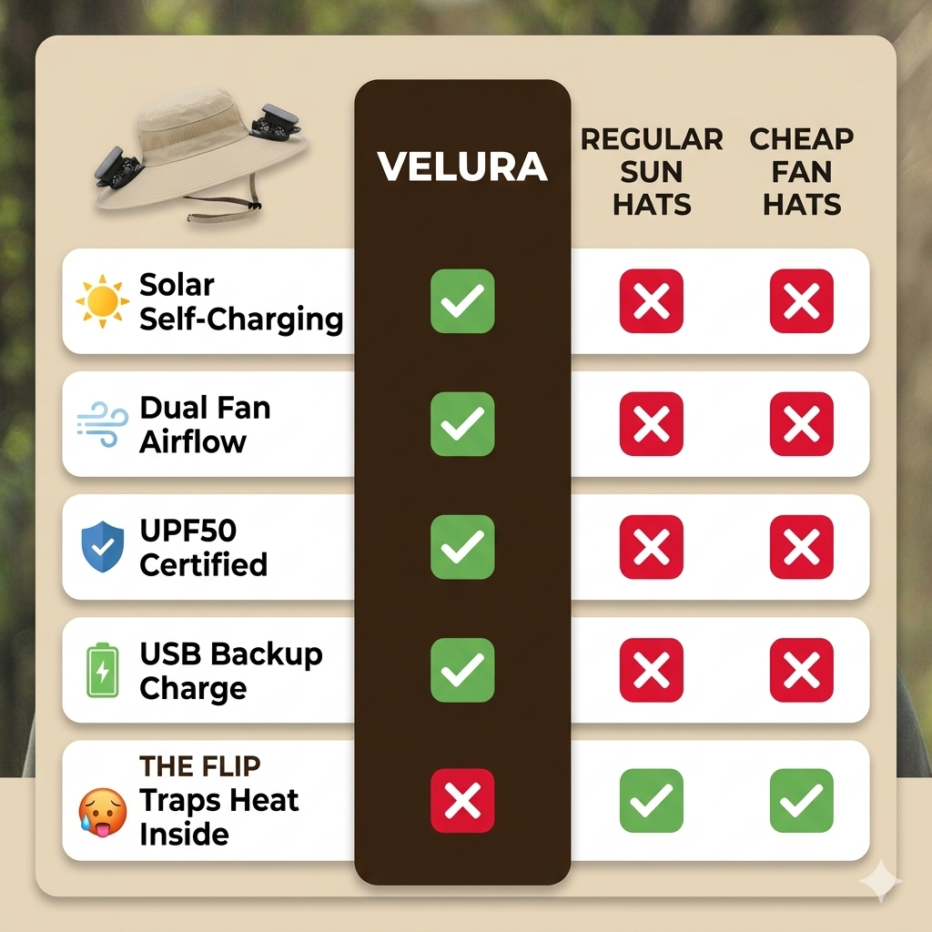 Velura Solar Flow Hat