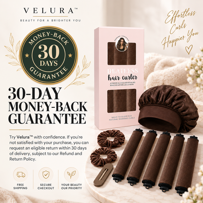 Velura™ 4-in-1 Heatless Curl Kit