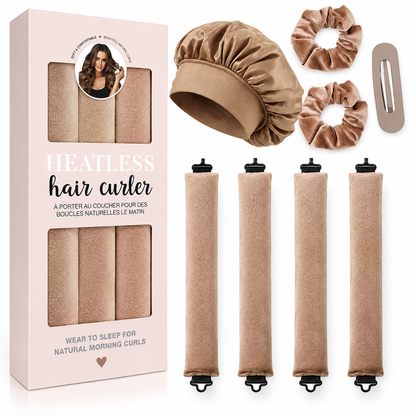 Velura™ 4-in-1 Heatless Curl Kit